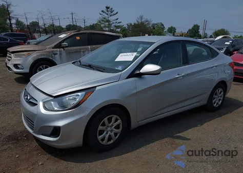 2012 Hyundai Accent Gls z USA, uszkodzony, nr VIN KMHCT4AE0CU142279